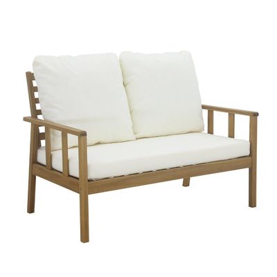 Patio Solid Wood Garden Set Teak Wood Outdoor Furniture Sofa Set Garden Lounge Chair