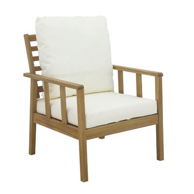 Patio Solid Wood Garden Set Teak Wood Outdoor Furniture Sofa Set Garden Lounge Chair