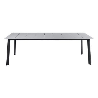 Outdoor Dining Set featuring Rope Weave Design and Aluminum Metal Frame by AJUNION