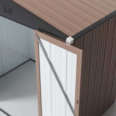 6.6ft Durable Metal Garden Shed House Storage Shed for Tools Outdoor Storage Solution