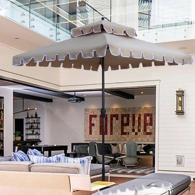Outdoor Restaurant Garden Cafe Courtyard Patio Double Layer Sun Umbrella for Camping