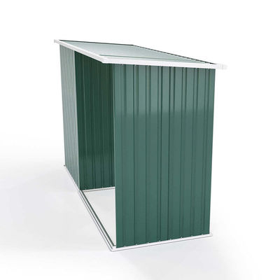 AJUNION Outdoor Firewood Log Storage Shed with Lockable Steel Protect Your Garden Tools