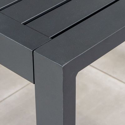 Mail Packing Included AJUNION Aluminum Metal Outdoor Dining Furniture Set for 6 Seating