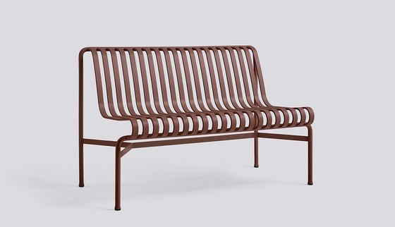 Steel Frame Garden Bench and Lounge Chair Set for AJUNION Minimalist Outdoor Design