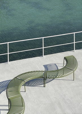 Y Mail Packing Minimalist Garden Set Outdoor Furniture Park Bench Patio Steel Bench