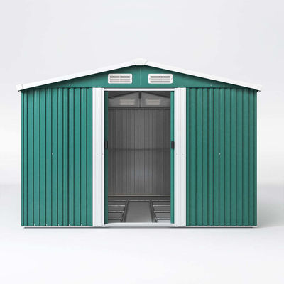 Convenient and Practical AJUNION 6x8ft Garden Building Shed for Countyard Storage