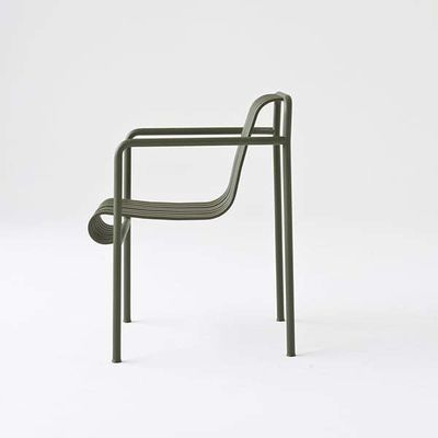 Transform Your Outdoor Space with AJUNION Minimalist Steel Armchair W63 x D66 x H80cm