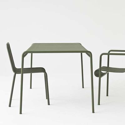 Transform Your Outdoor Space with AJUNION Minimalist Steel Armchair W63 x D66 x H80cm