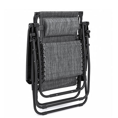 Custom Logo Traditional Design Style Chaise Folding Recliner Lounge Chair for Camping