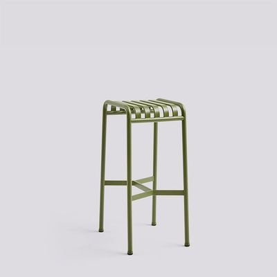 Outdoor Furniture Bar Set AJUNION Minimalist Style Bar Table and Chair for Courtyard