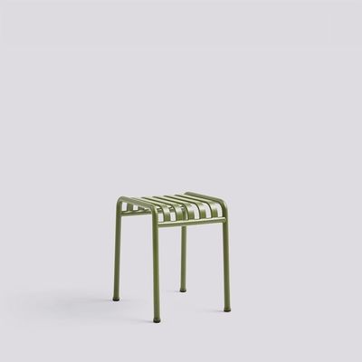 Outdoor Metal Chaise Lounger and Side Table Set for Relaxation L164.5 x W65.5 x H70cm