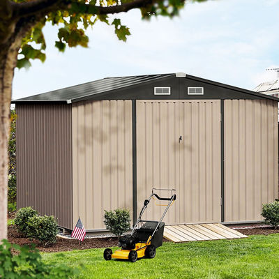 113*8.7*63 inch Modern Backyard Lawn Tool Shed House for Waterproof Garden Storage