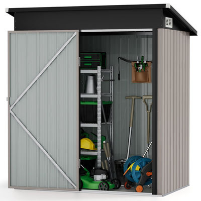 Small Garden Metal Steel Storage House Outdoor Backyard Portable Waterproof Bike Shed