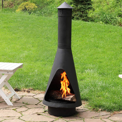 Steel Wood Burning Firepit Heavy Duty Fire Pits for Outdoor Patio Backyard Garden Camping