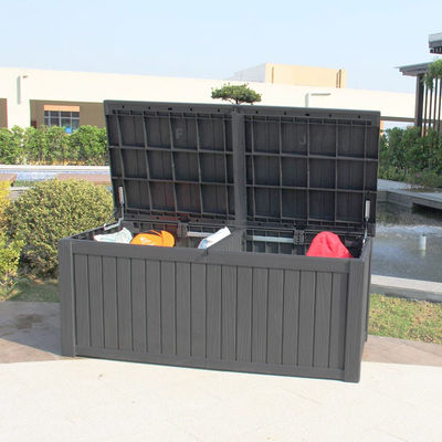 118L Custom Logo Multifunction Outdoor Waterproof Plastic Resin Tool Storage Container for Camping and Patio