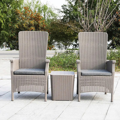 Garden Chair for Outdoor Furniture Plastic High Back Coffee Dining Arm Chair in Patio