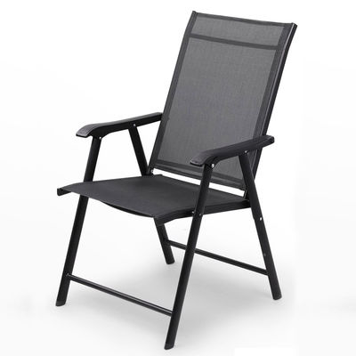 Outdoor Cafe Garden Balcony Patio Beach Metal Iron Folding Armchair with Mail Packing