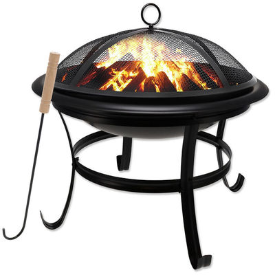 Backyard Garden Camping Bonfire Charcoal BBQ Grill Fire Pit Bowl with Customized Logo
