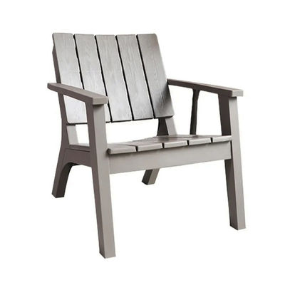 Plastic Wood Table and Chair Set for Nordic Outdoor Patio Garden Balcony Cafe Restaurant