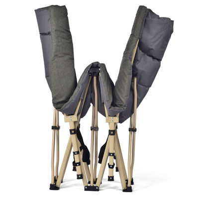 Outdoor Portable Folding Recliner Collapsible Chaise Lounge for Outdoor Activities