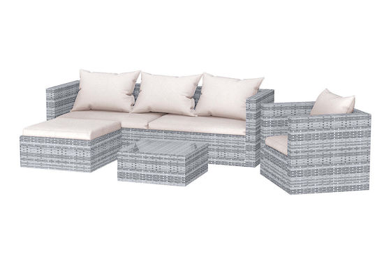 Mail Packing Y AJUNION Wicker Rattan Garden Sofa Set Outdoor Furniture Sectional