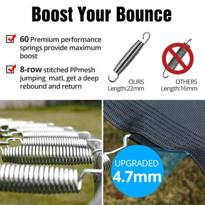 Applicable Scene AJUNION 10ft Trampoline for Kids Jumping in Park or Kindergarten