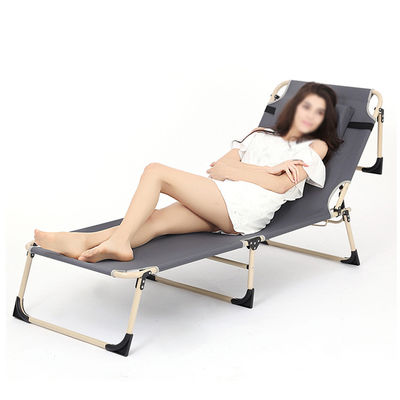 Outdoor Home Office Folding Camp Cot for Park Folded Yes Portable Beach Bed Recliner
