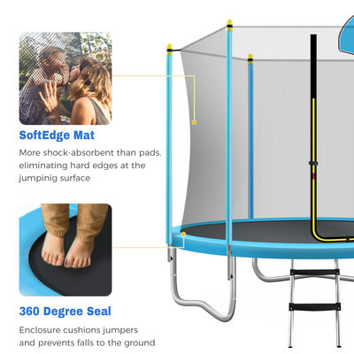 Outdoor Trampoline Park with Stainless Steel Frame and 800 lbs Max. Weight Capacity