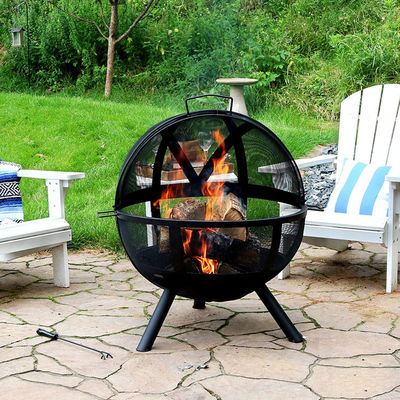 Outdoor Patio Backyard Garden Bonfire Firepit for Steel Wood Burning Charcoal Fire Pit