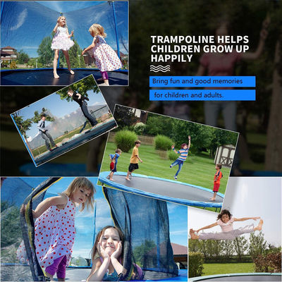 Experience the Joy of Bouncing with AJUNION 10ft Park Trampoline and Enclosure Net