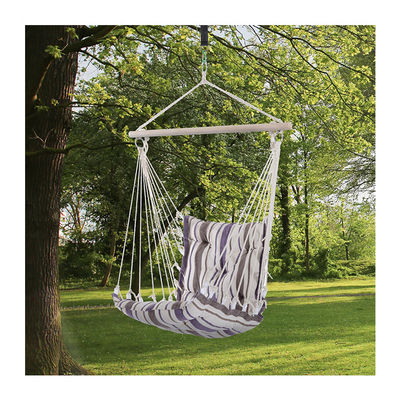 3.1kg AJUNION Outdoor Swing Hammock Seat Modern Style Hanging Cotton Rope Swing Chair