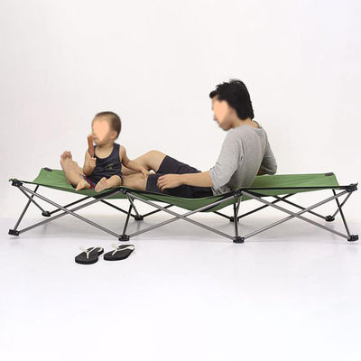 Ultralight Collapsible Portable Folding Camping Bed for Adult NO Inflatable Metal Fabric
