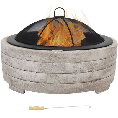 Charcoal Barbecue Grill Fire Pit Bowl for Outdoor Patio Garden Bonfire Camping Picnic