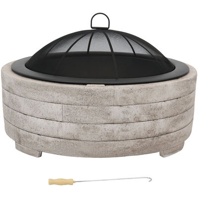 Charcoal Barbecue Grill Fire Pit Bowl for Outdoor Patio Garden Bonfire Camping Picnic