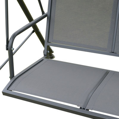 AJUNION 3 Seater Hammock Swing Chair with Canopy Transform Your Porch and Patio Space