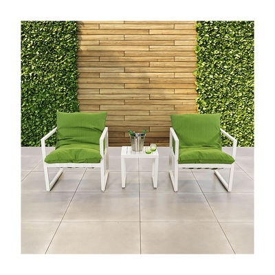 Outdoor Leisure Aluminum Garden Chair Aluminum Lounge Set L 45 x W48 x H45cm Aluminum
