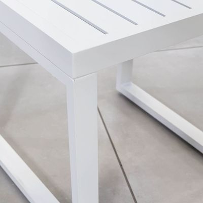 Outdoor Leisure Aluminum Garden Chair Aluminum Lounge Set L 45 x W48 x H45cm Aluminum