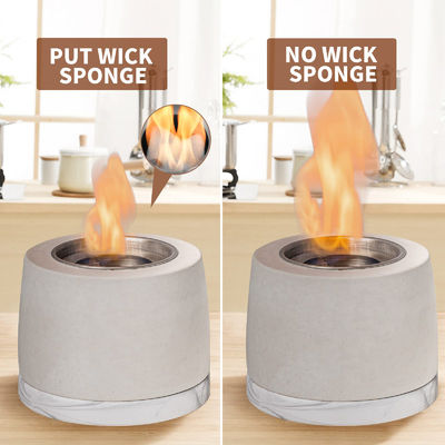 Outdoor Decoration Essential 3.5 Pounds Smokeless Alcohol Burning Fire Pit by AJUNION