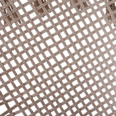AJUNION Macrame Hammock Hanging Swing Chair Metal Frame Cotton Rope Mail Packing Y
