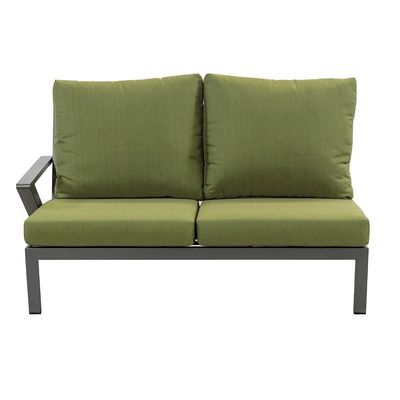 AJUNION Aluminum Frame Outdoor Corner Sofa Lounge Set Sectional Garden Furniture Set