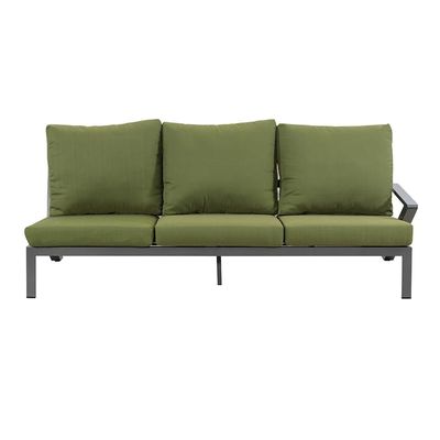 AJUNION Aluminum Frame Outdoor Corner Sofa Lounge Set Sectional Garden Furniture Set