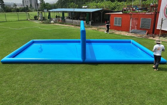 Transform Your Backyard into a Court with AJUNION 33FT Inflatable Volleyball Pool