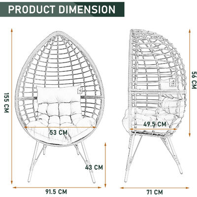 Create Your Perfect Outdoor Retreat with Our KD Egg Chair and Hammock Swings