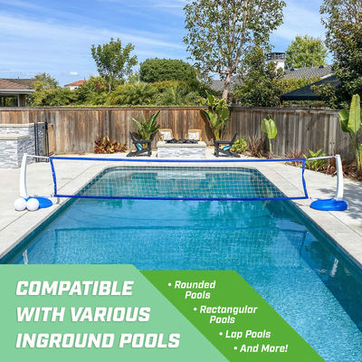 Inflatable Swimming Volleyball Pool Court Net by AJUNION for Waterpark Pool Equipment