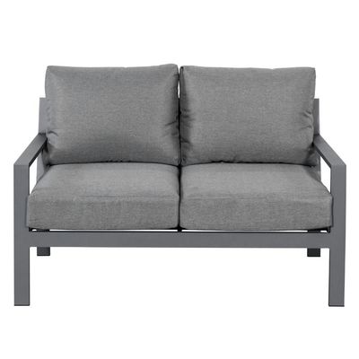 AJUNION 5 Piece Aluminum Outdoor Furniture Set Garden Sofa Patio Seating Lounge Set