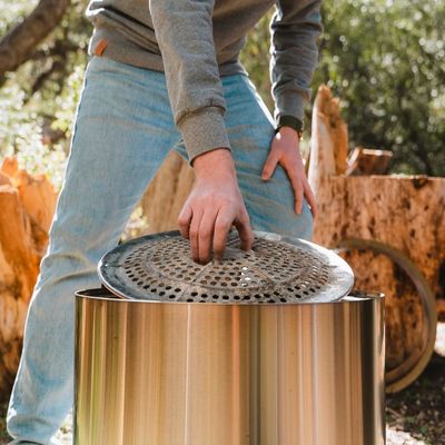 Customized Color Stainless Steel Portable Outdoor Camping Fire Pit Wood Burning Fireplace