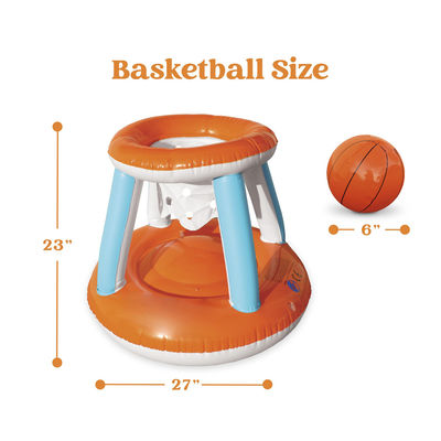 AJUNION PVC Inflatable Volleyball Pool Floating Swimming Float for Max Capacity ＞500kg