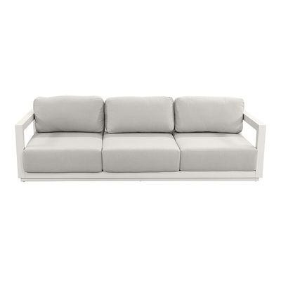 Aluminum Modular Patio Furniture AJUNION 4 Piece Outdoor Lounge Sofa Set for Outdoor