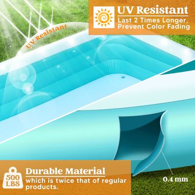 Thickened Above Ground Inflatable Swimming Pool for All Applicable People and Family