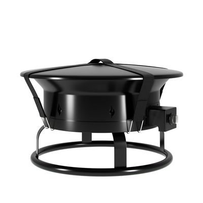 58 000 BTU Portable Propane Fire Pit Ideal for Outdoor Camping 19&quot;D x 19&quot;W x 11&quot;H